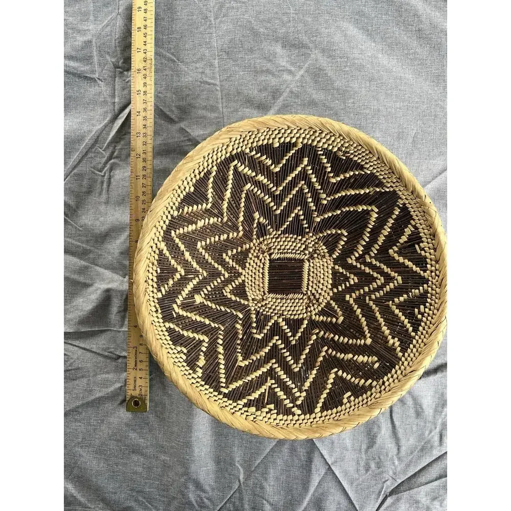 Vintage Traditional Handmade African Binga Woven Hanging Wall Decoration 13”